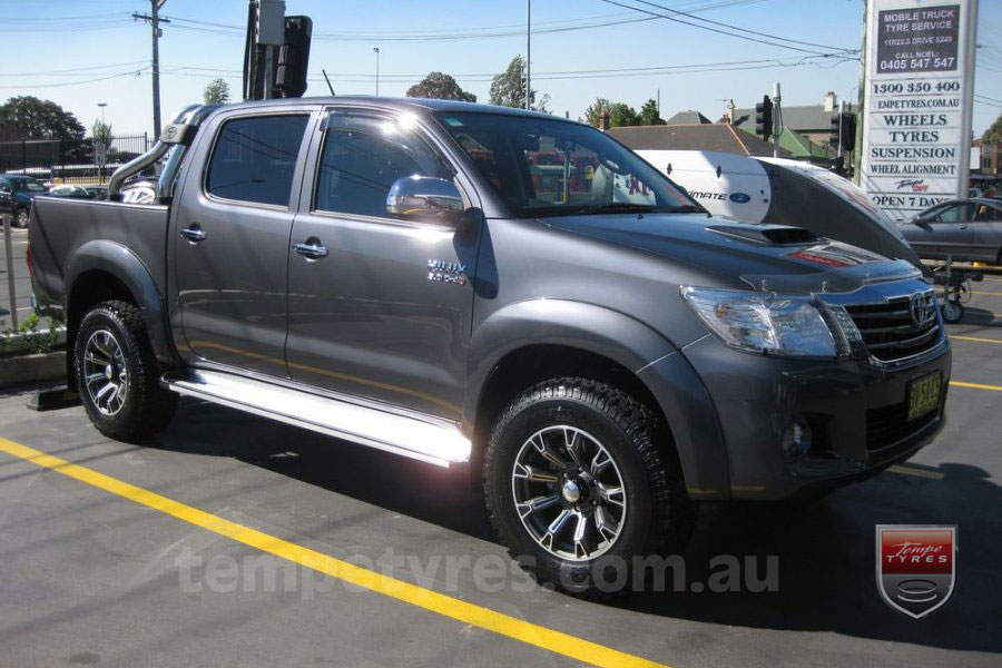 17x9.0 Lenso Intimidator 6 MB IM6 on TOYOTA HILUX SR5