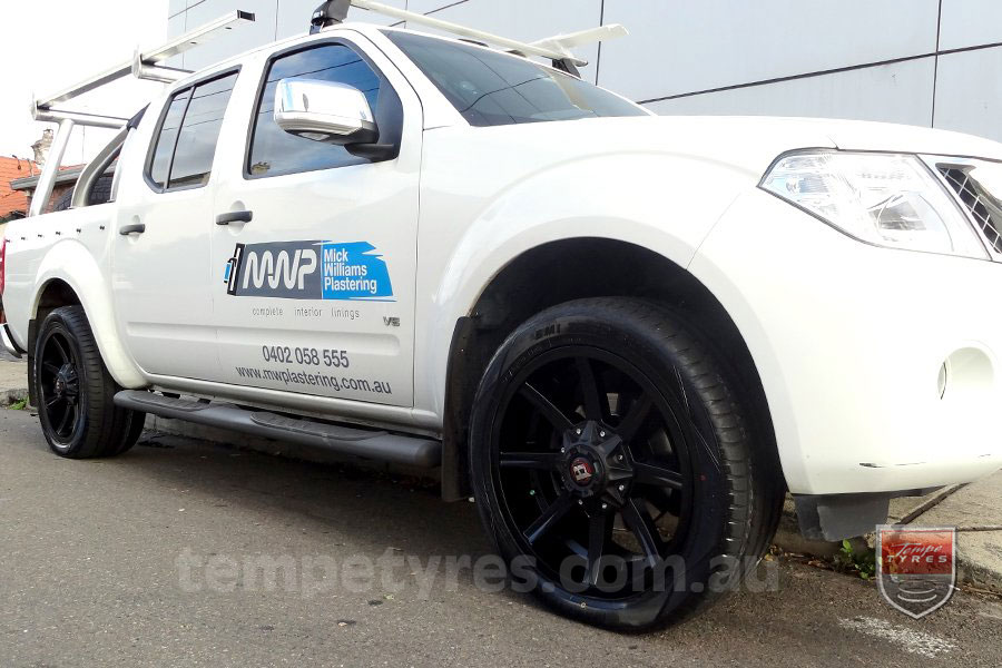 18x9.0 Ballistic Razorback on NISSAN NAVARA