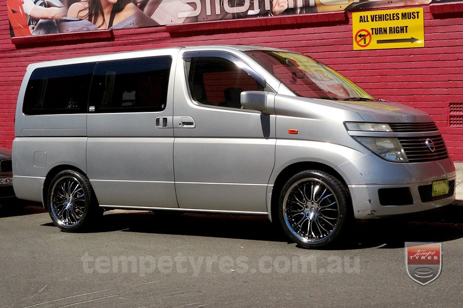 20x8.5 Fox Fashion on NISSAN ELGRAND