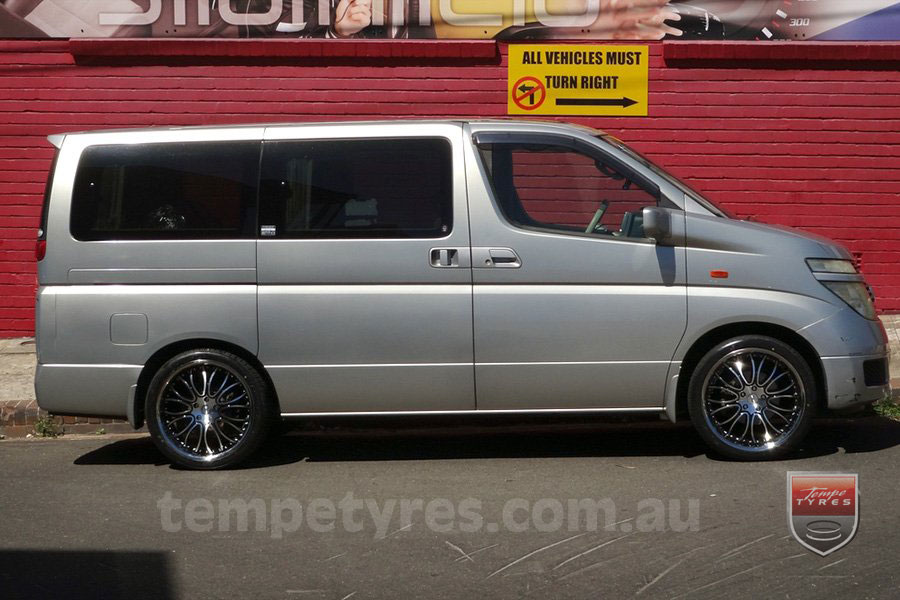 20x8.5 Fox Fashion on NISSAN ELGRAND