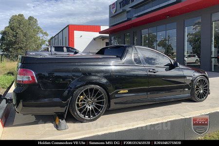 20x8.5 20x10 Simmons MS1 DG on HOLDEN COMMODORE VE