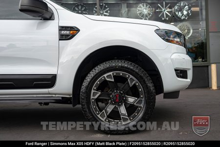 20x9.5 Simmons MAX X05 HDFOY on Ford Ranger