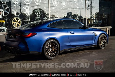 Custom Simmons Wheels on BMW M4 Competition