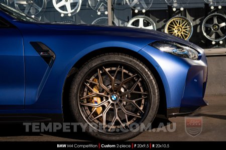 Custom Simmons Wheels on BMW M4 Competition