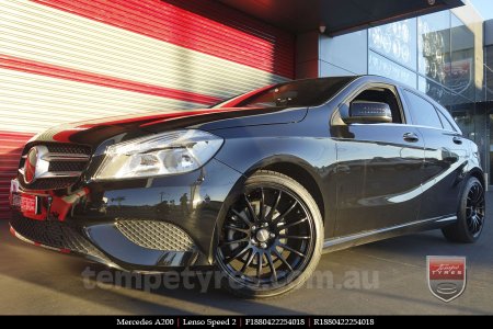 18x8.0 Lenso Speed 2 SP2 on MERCEDES A-Class