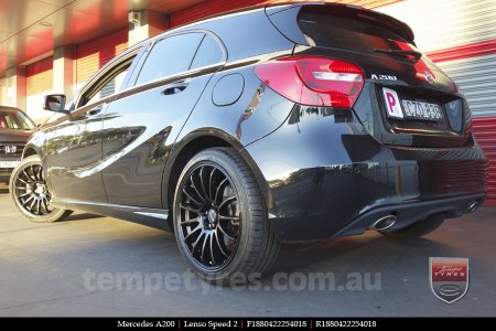 18x8.0 Lenso Speed 2 SP2 on MERCEDES A-Class