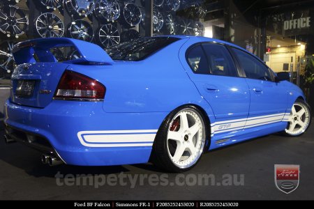 20x8.5 20x9.5 Simmons FR-1 White on FORD FALCON