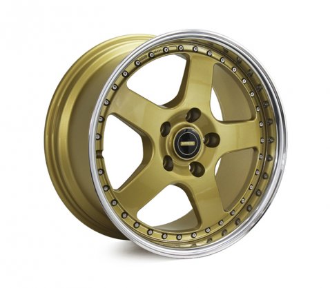 17x8.5 17x9.5 Simmons FR-1 Gold 5/112 P35 - Simmons Wheels