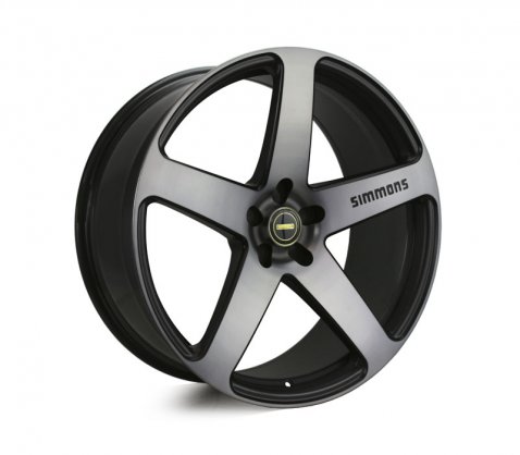 22x9.5 Simmons FR-C Black Tint NCT 5/127 P35 - Simmons Wheels