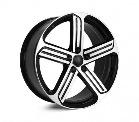 19x8.0 R Spec Black Machined 5466 5/112 P45 - Style By VW