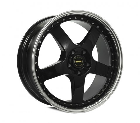 19x8.5 19x9.5 Simmons FR-1 Gloss Black 5/120 P43 - Simmons Wheels