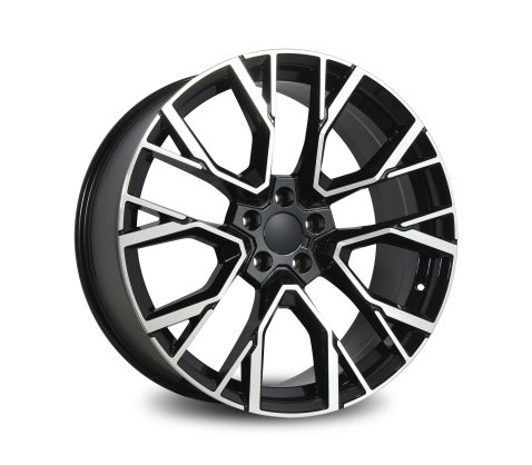 22x9.5 22x10.5 Style 1395 Black Polished 5/112 P32 - Style By BM