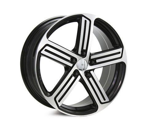 18x8.0 R Spec Machined Black 5/112 P45 - Style By VW