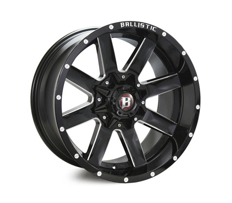 20x10 Ballistic Rage Millworks - Ballistic Wheels