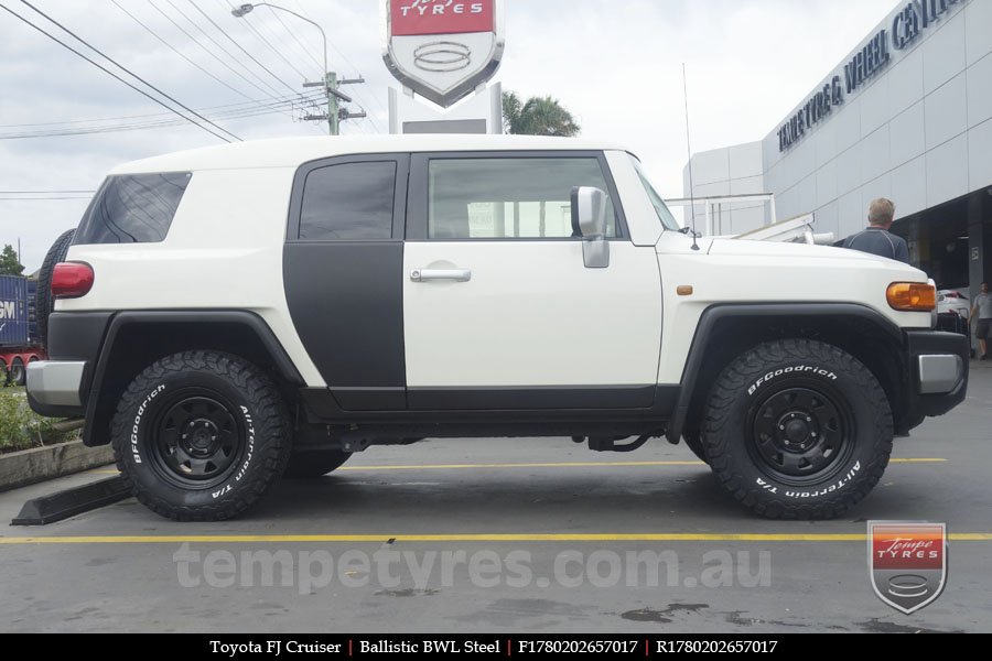 17x8.0 Ballistic BWL Steel on TOYOTA FJ CRUISER