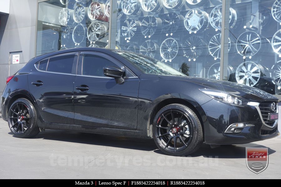 18x8.5 Lenso Spec F MB on MAZDA 3 