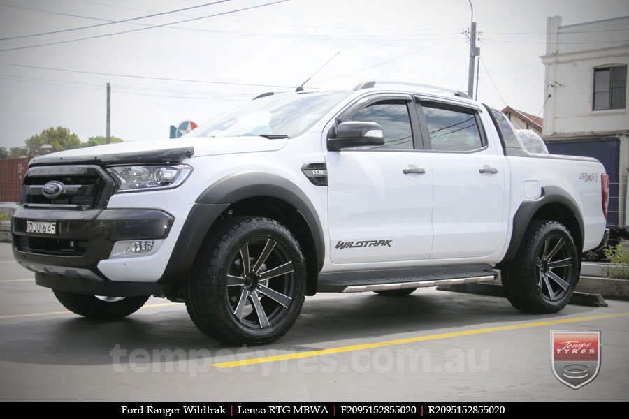 20x9.5 Lenso RTG MBWA on FORD RANGER WILDTRAK