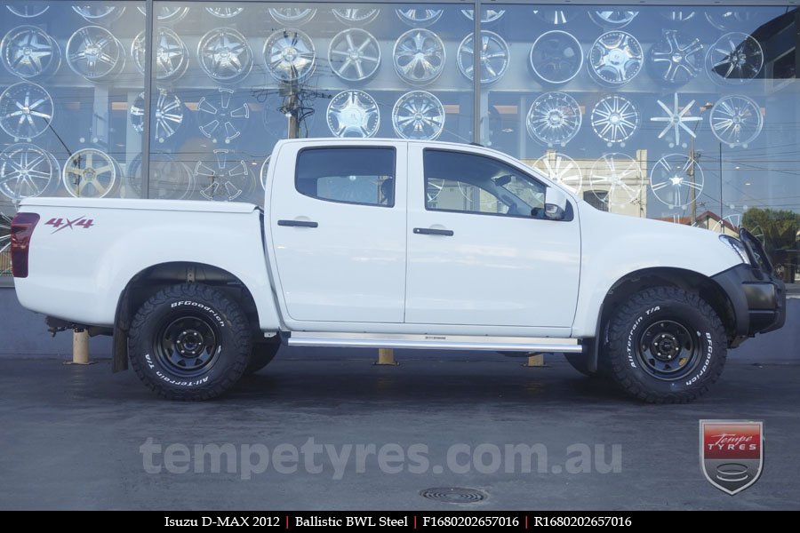 16x8.0 Ballistic BWL Steel on ISUZU D-MAX 