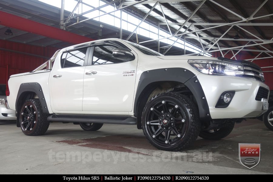 20x9.0 Ballistic Joker FB on TOYOTA HILUX SR5