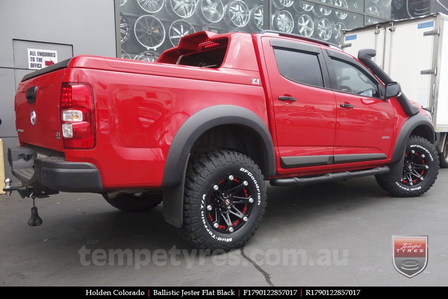 17x9.0 Ballistic Jester on HOLDEN COLORADO