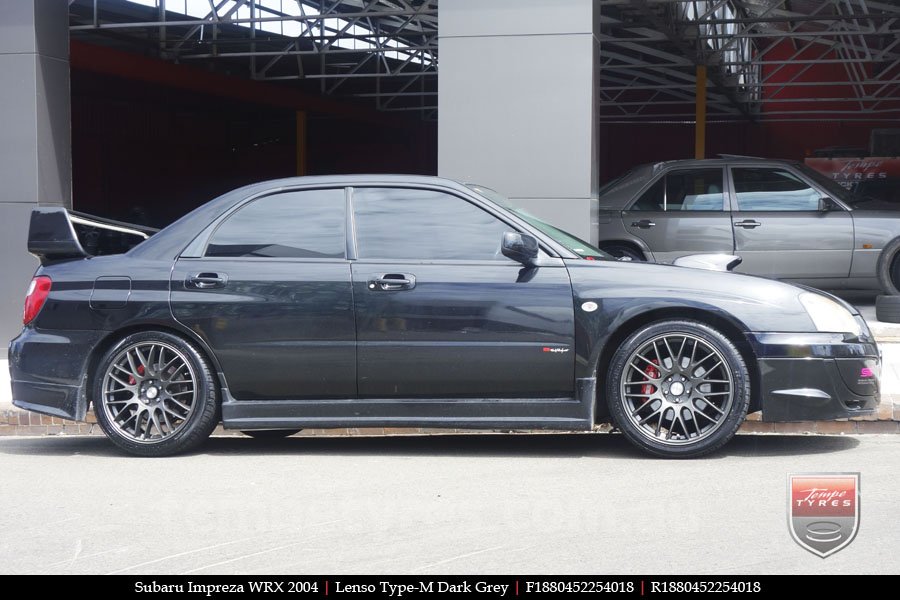 18x8.0 Lenso Type-M DG on SUBARU IMPREZA