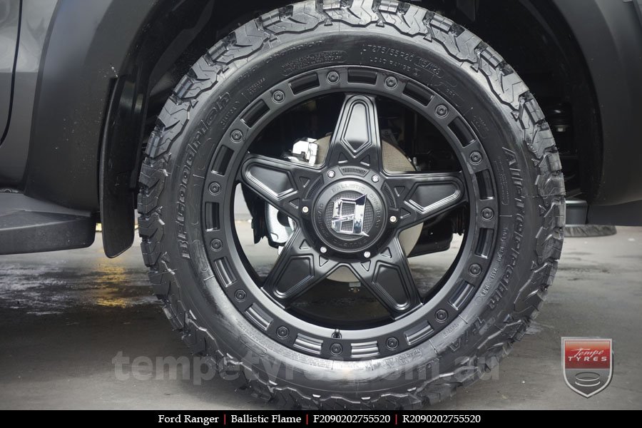 20x9.0 Ballistic Flame on FORD RANGER