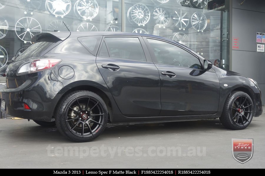 18x8.5 Lenso Spec F MB on MAZDA 3