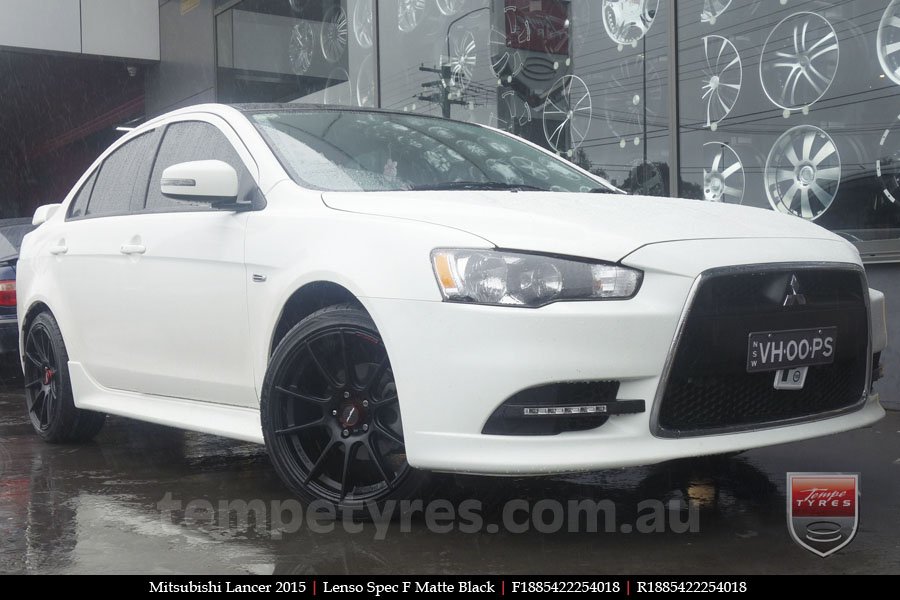 18x8.5 Lenso Spec F MB on MITSUBISHI LANCER