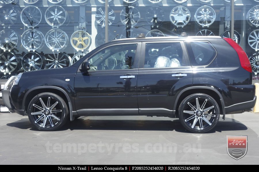 20x8.5 20x9.5 Lenso Conquista 8 CQ8 on NISSAN X-TRAIL