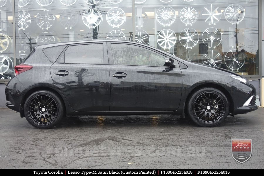 18x8.0 Lenso Type-M DG on TOYOTA COROLLA