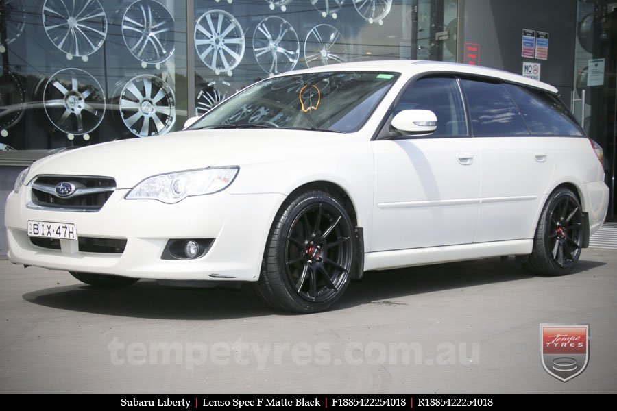 18x8.5 Lenso Spec F MB on SUBARU LIBERTY