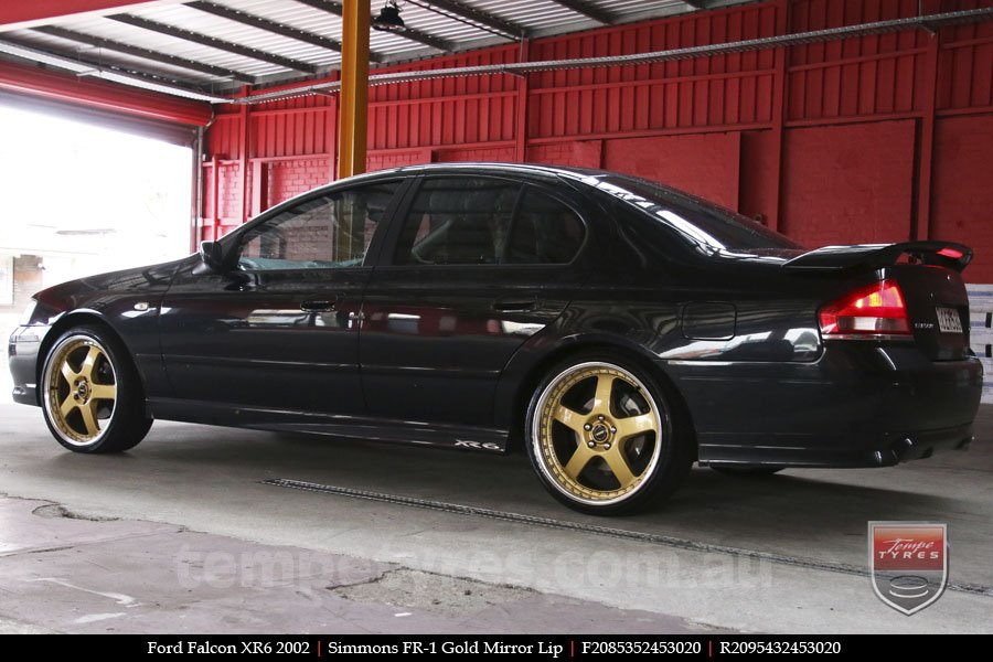 20x8.5 20x9.5 Simmons FR-1 Gold on FORD FALCON