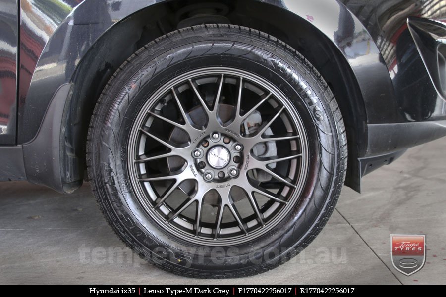 17x7.0 Lenso Type-M - DG on HYUNDAI IX35