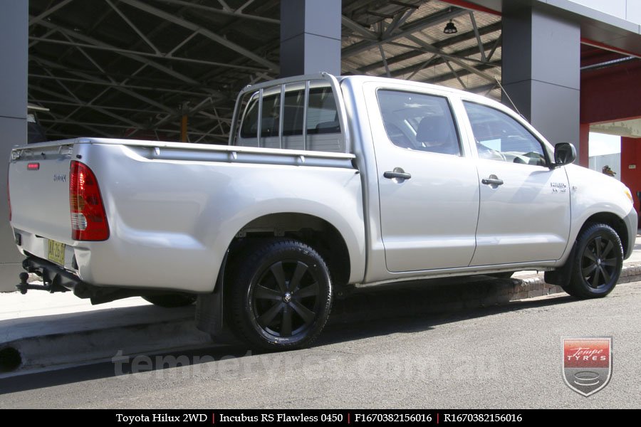 16x7.0 Incubus RS Flawless 0450 on TOYOTA HILUX