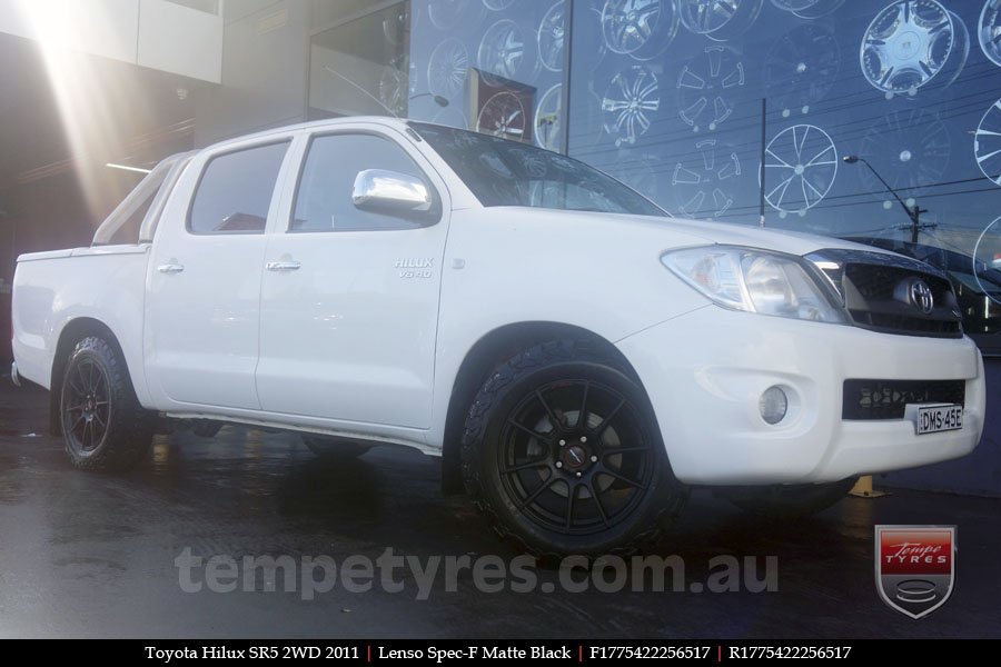 17x7.5 Lenso Spec F MB on TOYOTA HILUX SR5