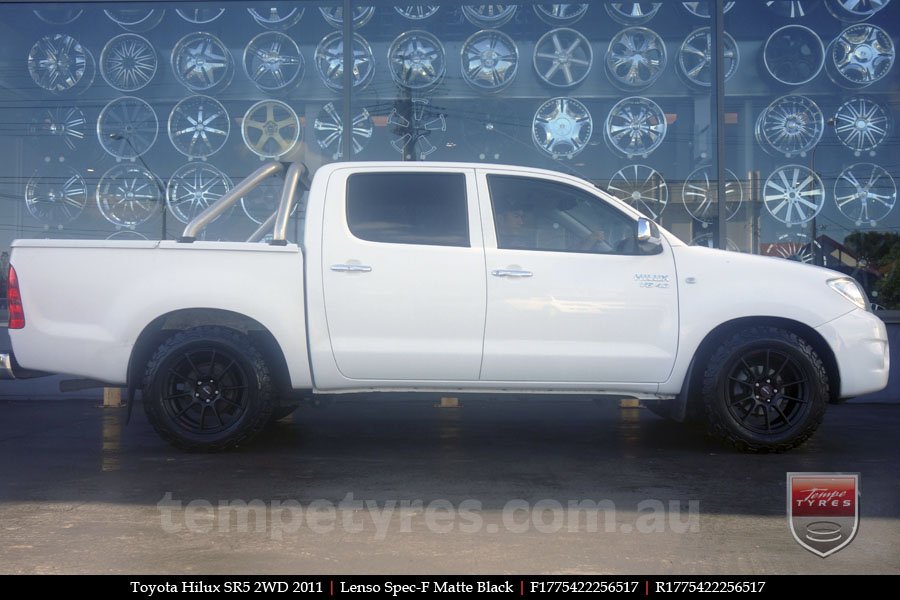 17x7.5 Lenso Spec F MB on TOYOTA HILUX SR5