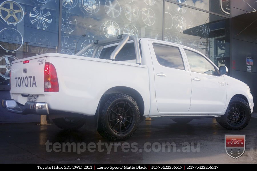 17x7.5 Lenso Spec F MB on TOYOTA HILUX SR5