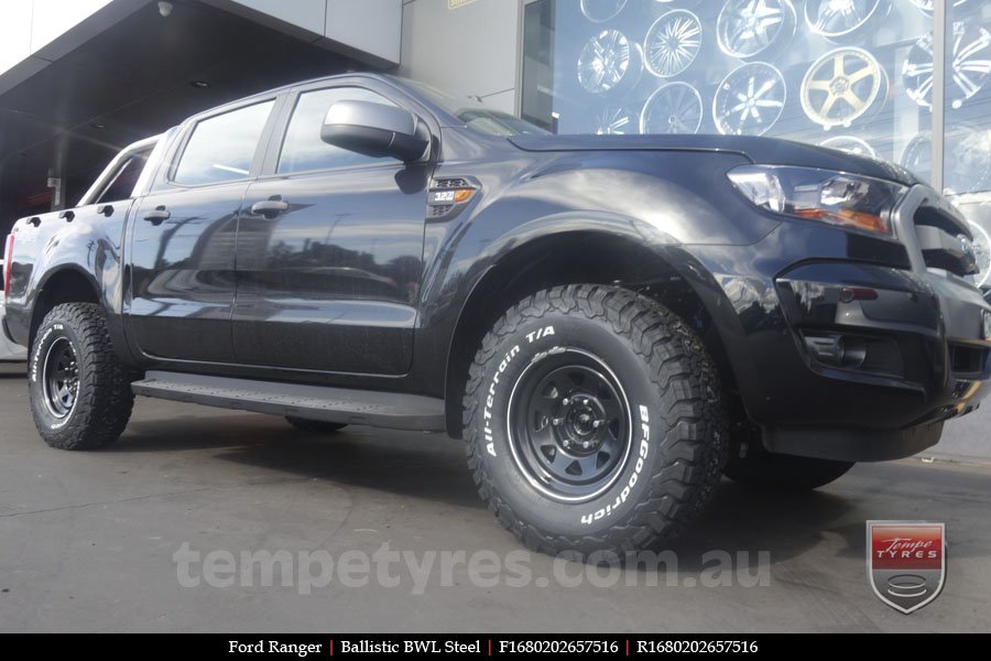 16x8.0 Ballistic BWL Steel on FORD RANGER