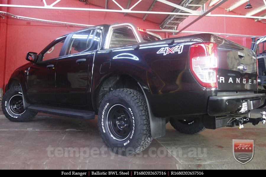 16x8.0 Ballistic BWL Steel on FORD RANGER