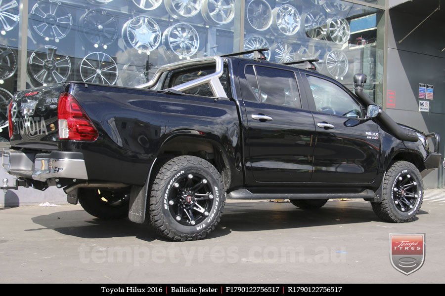 17x9.0 Ballistic Jester on TOYOTA HILUX