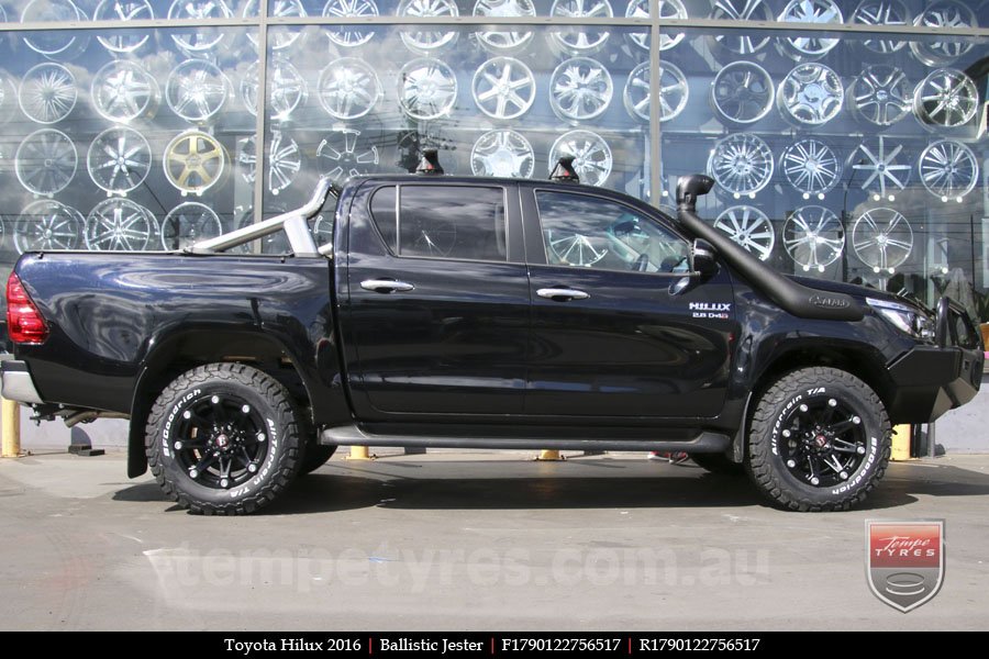 17x9.0 Ballistic Jester on TOYOTA HILUX