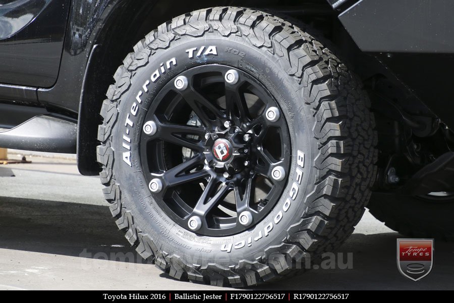 17x9.0 Ballistic Jester on TOYOTA HILUX