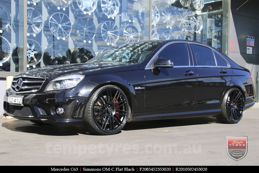 20x8.5 20x10 Simmons OM-C FB on MERCEDES C-Class