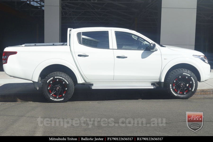 17x9.0 Ballistic Jester on MITSUBISHI TRITON