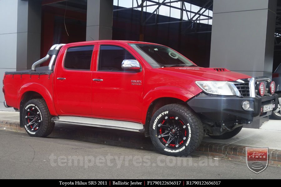 17x9.0 Ballistic Jester on TOYOTA HILUX SR5