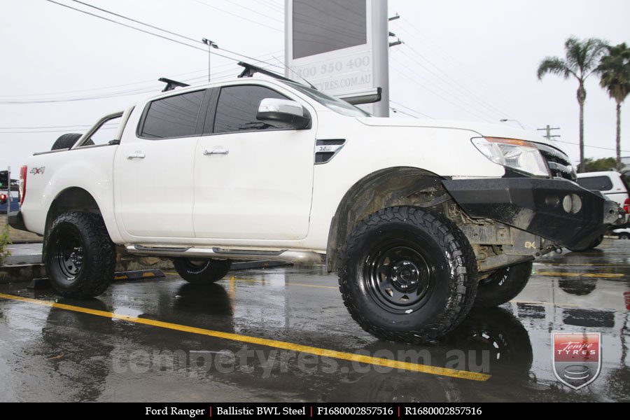 16x8.0 Ballistic BWL Steel on FORD RANGER