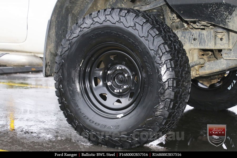 16x8.0 Ballistic BWL Steel on FORD RANGER