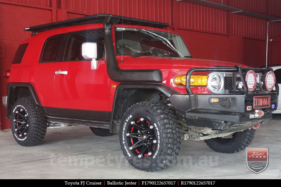 17x9.0 Ballistic Jester on TOYOTA FJ CRUISER