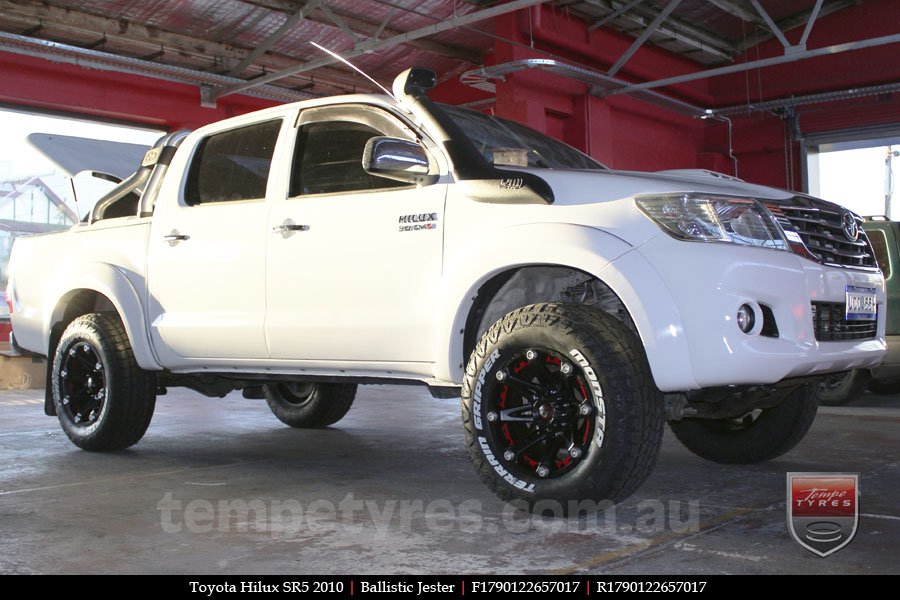 17x9.0 Ballistic Jester on TOYOTA HILUX SR5