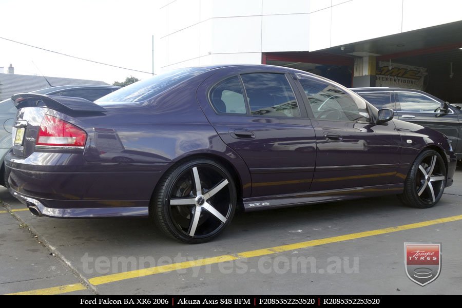 20x8.5 Akuza Axis 848 BFM on FORD FALCON